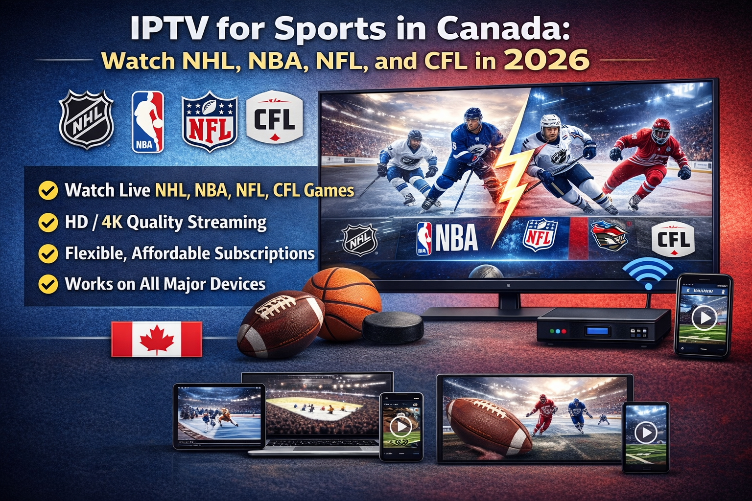 IPTV sports Canada