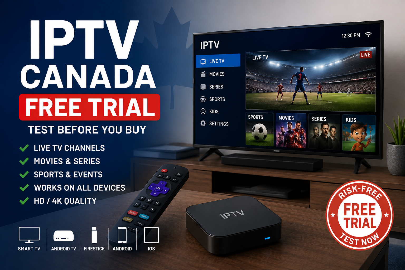 iptv canada free trial