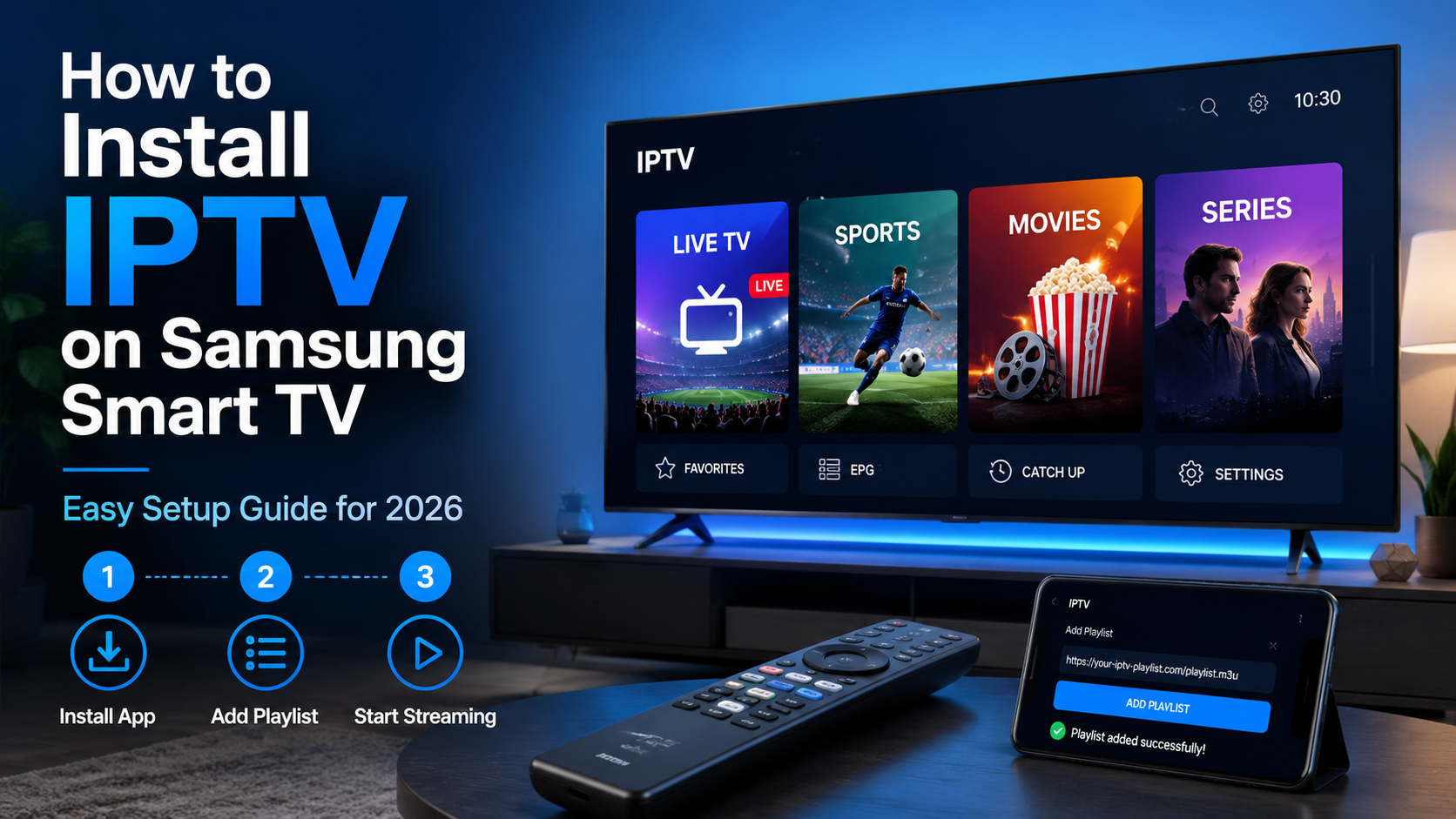IPTV on Samsung Smart TV